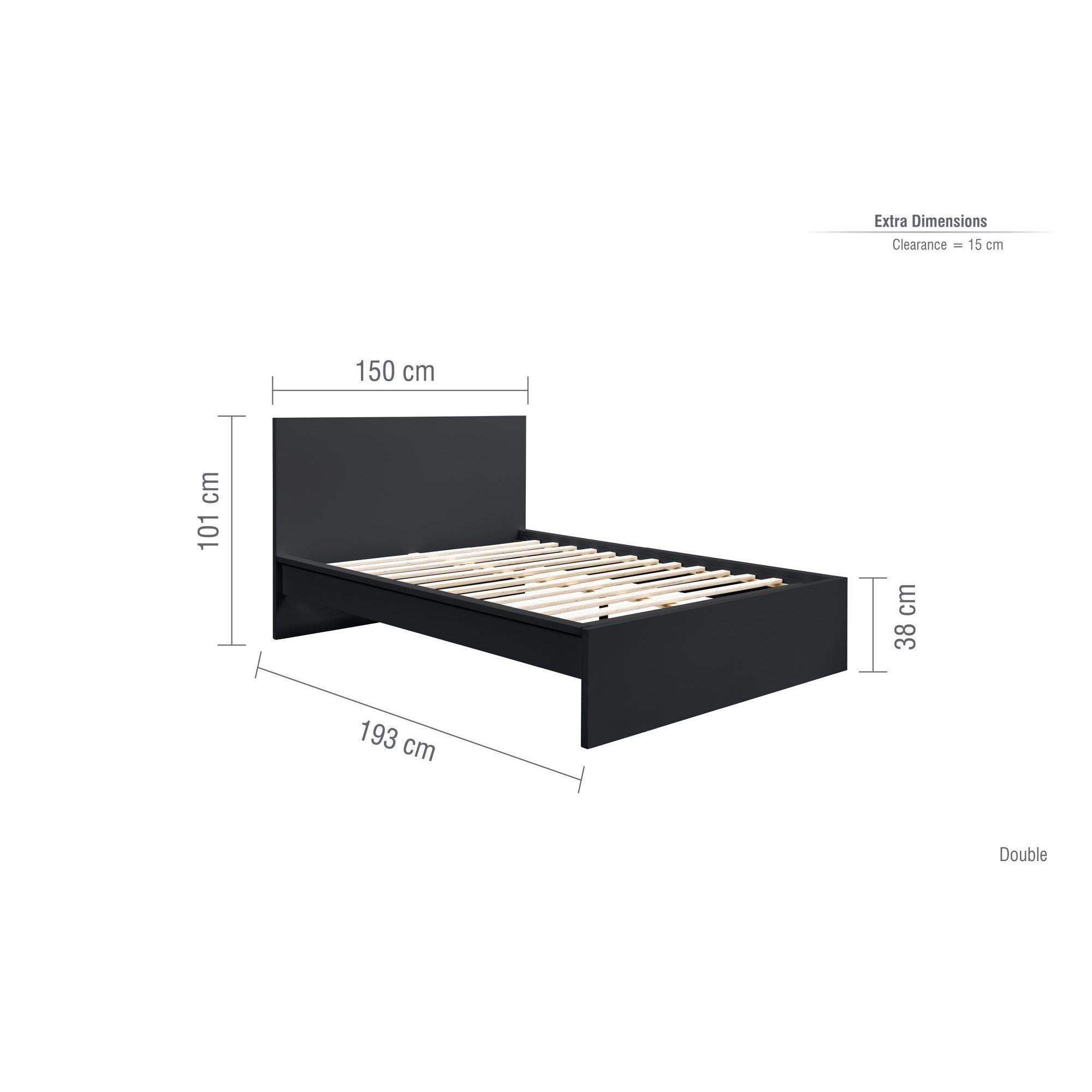 Oslo Bed - Black - Sizes Available