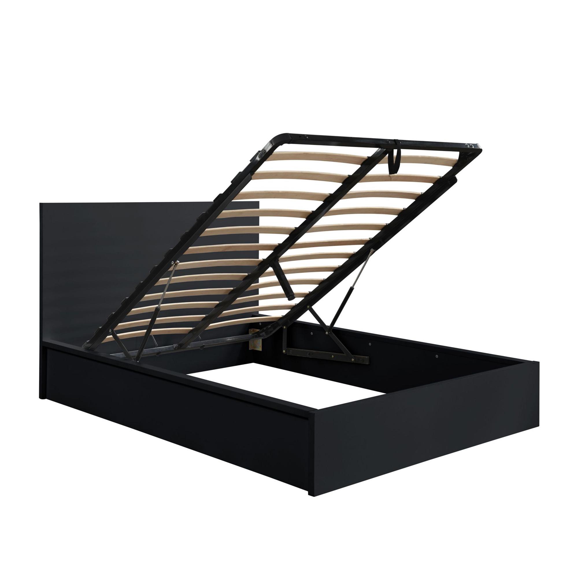 Oslo Ottoman Storage Bed - Black - Sizes Available