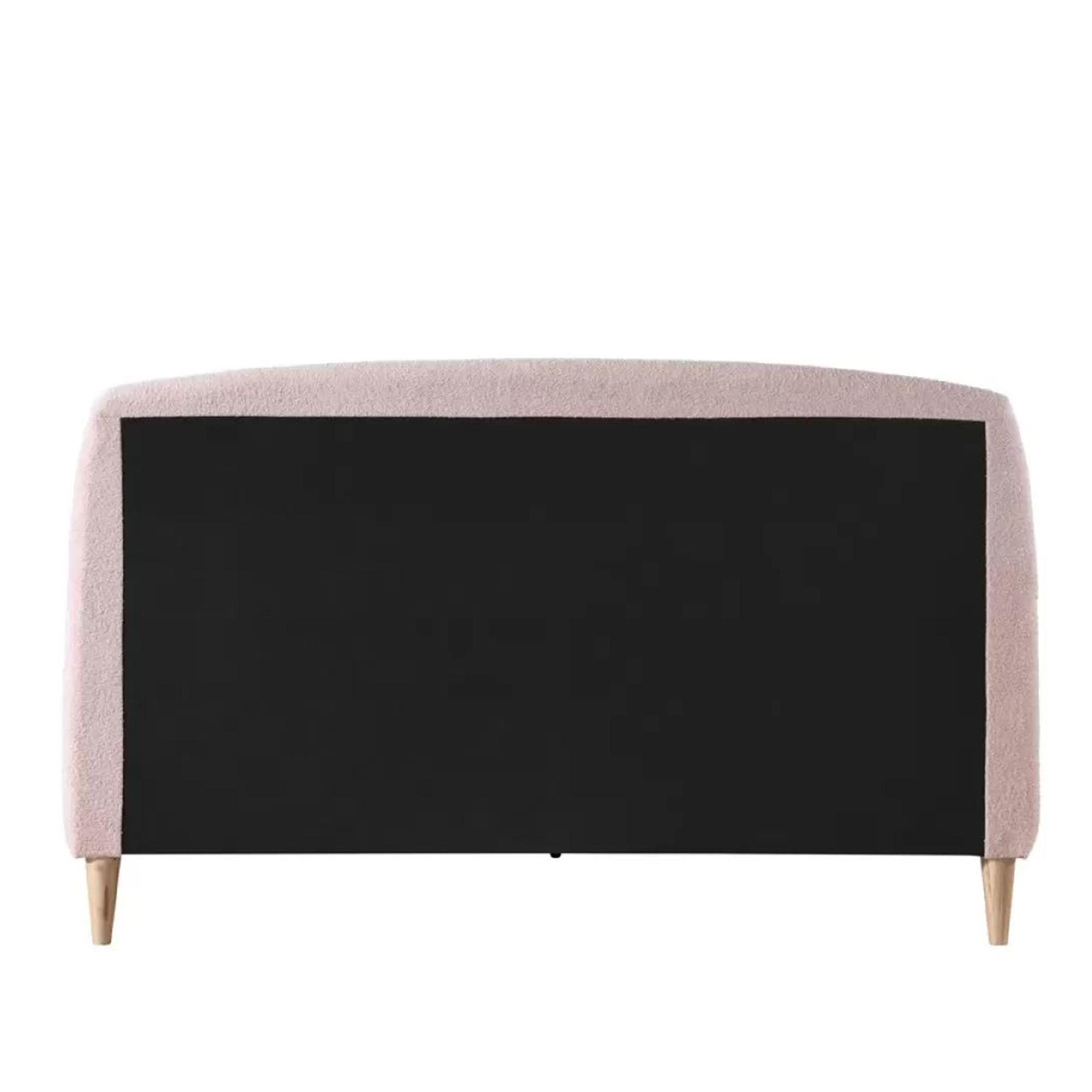 Otley Bed - Blush Pink Fabric - Sizes Available
