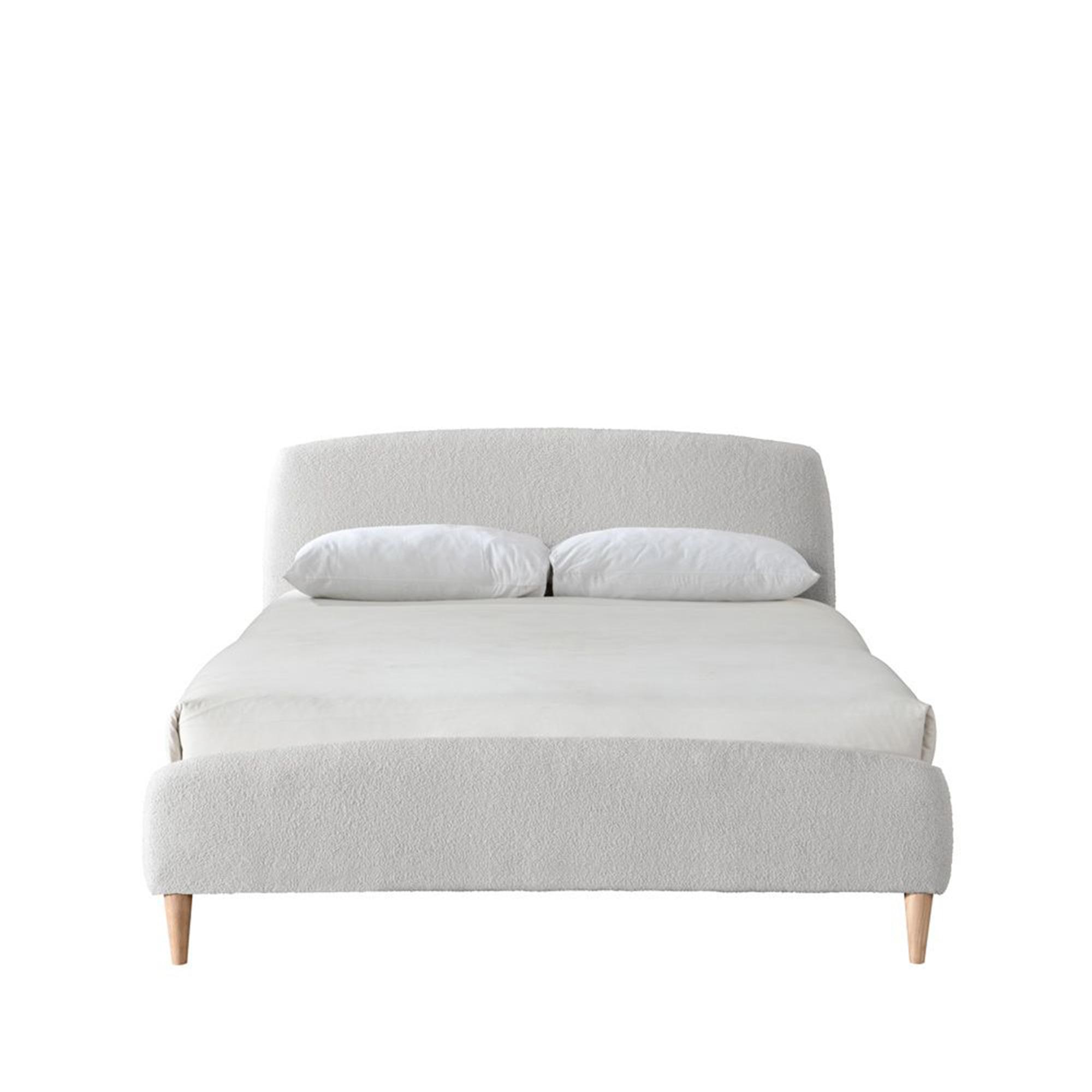 Otley Bed - Dove Grey Fabric - Sizes Available