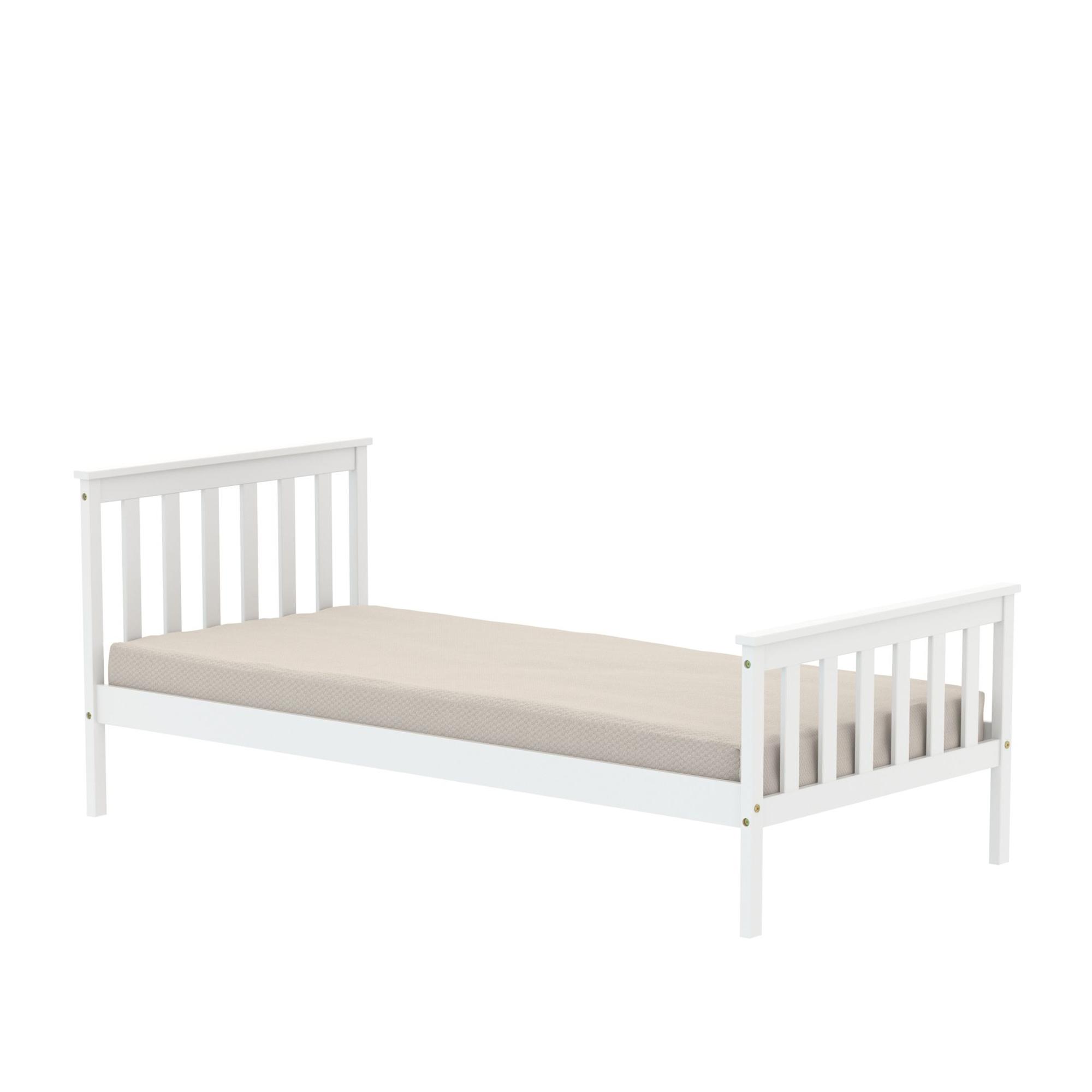 Oxford Bed - White Wood - Sizes Available