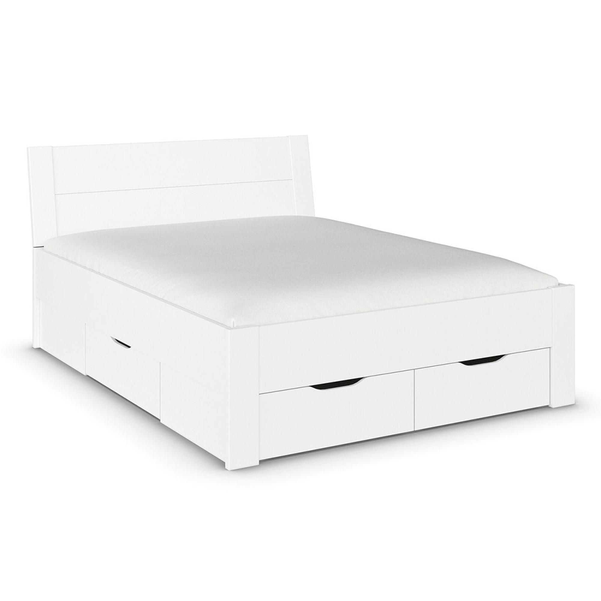 Rauch Aditio 5ft King Size Bed - Alpine White
