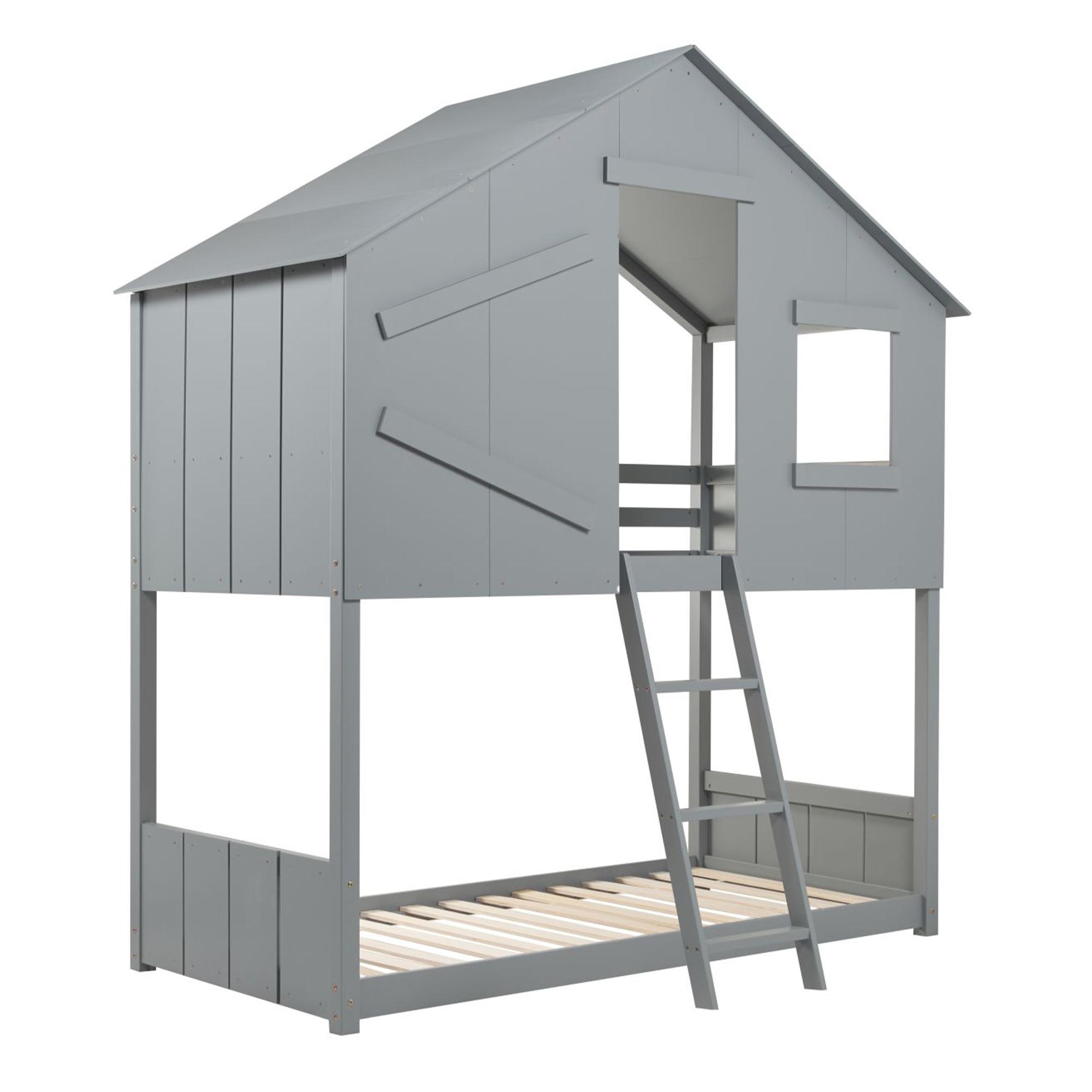 Safari Kids Bunk Bed - Grey