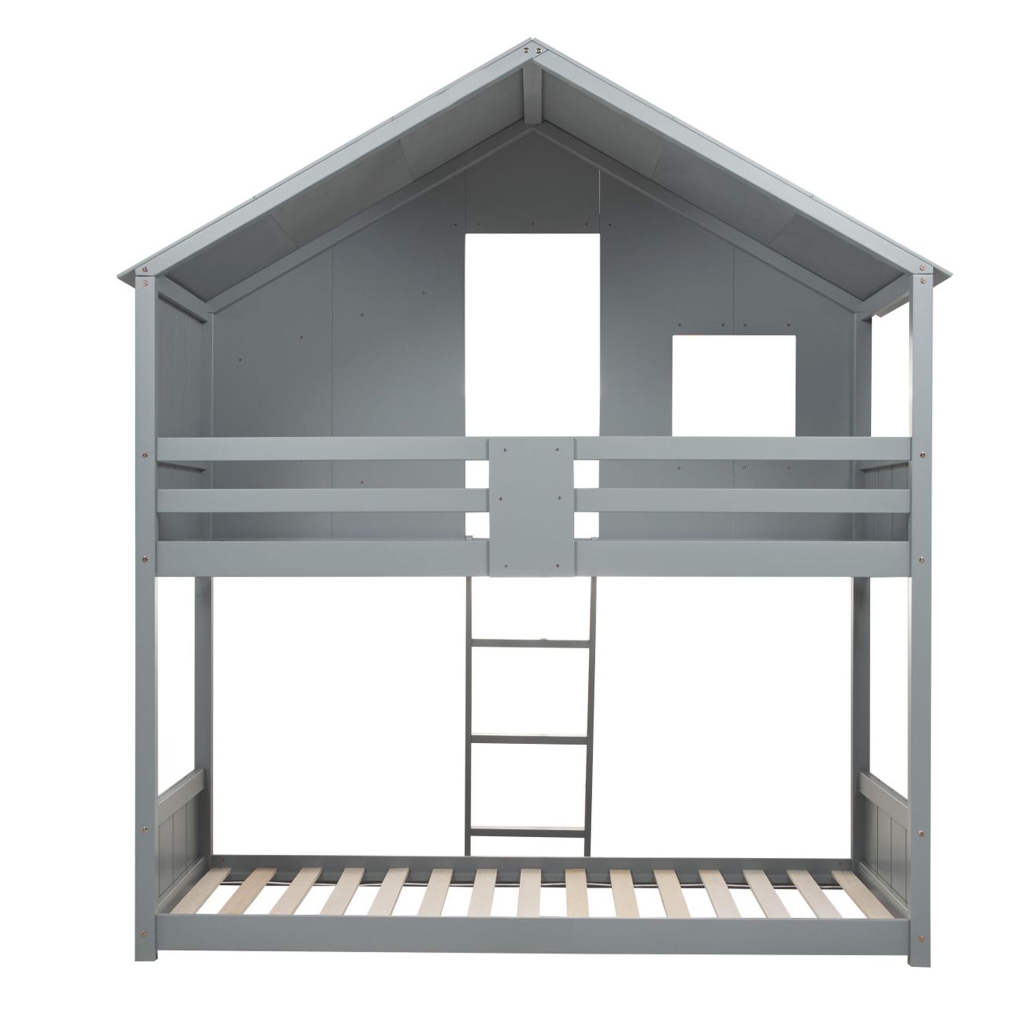 Safari Kids Bunk Bed - Grey