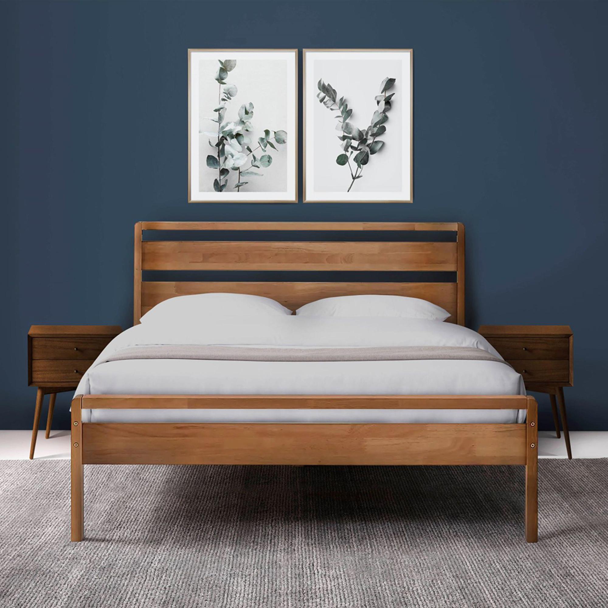 Skandi Mid Century Bed - Sizes Available