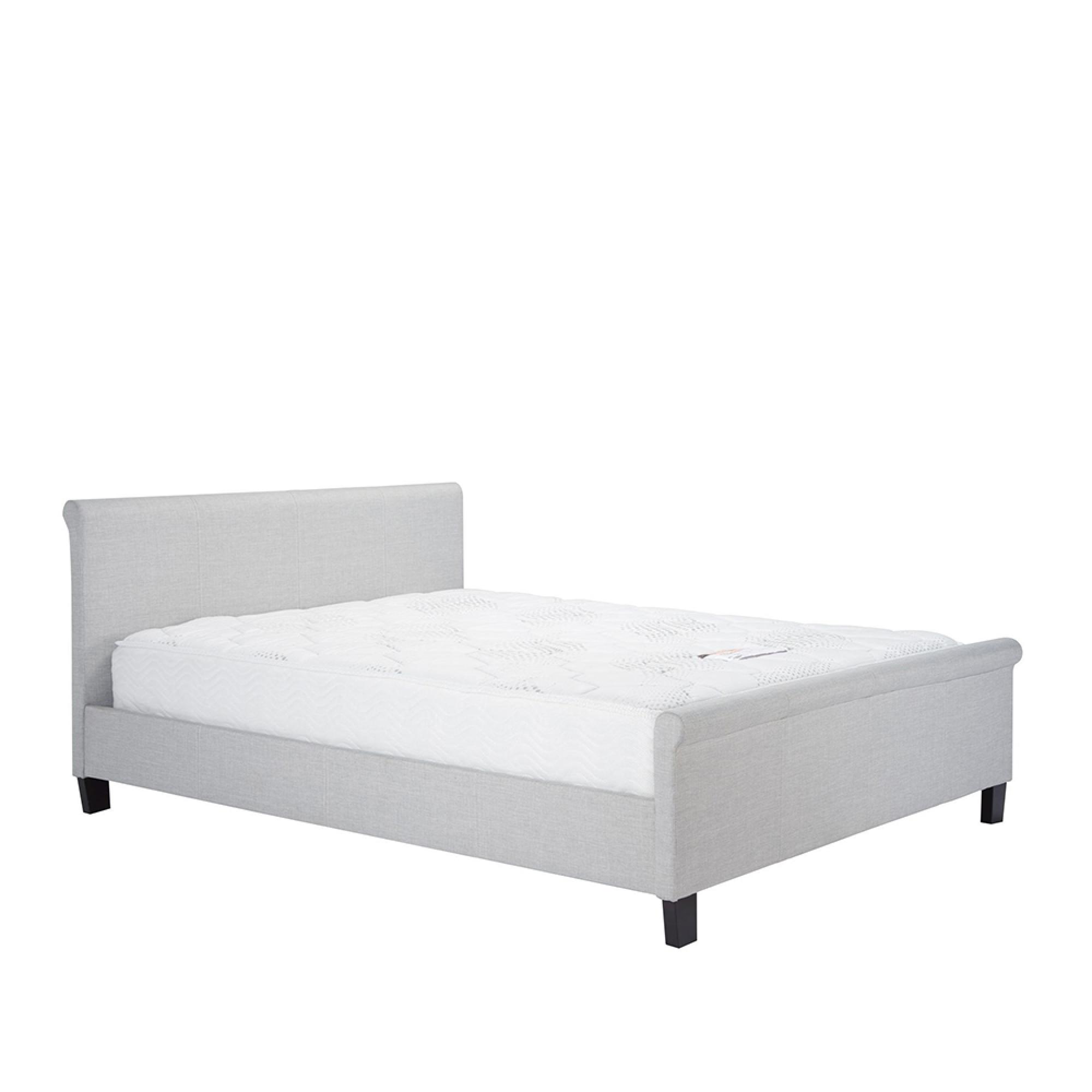 Stratus Fabric Bed - Grey - Sizes Available