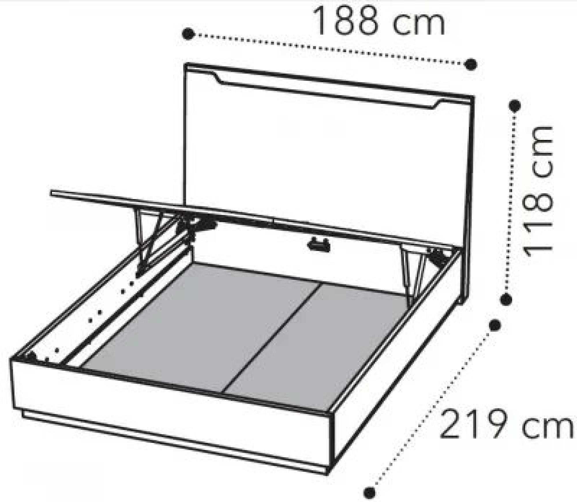 180cm - Queen Size with Storage