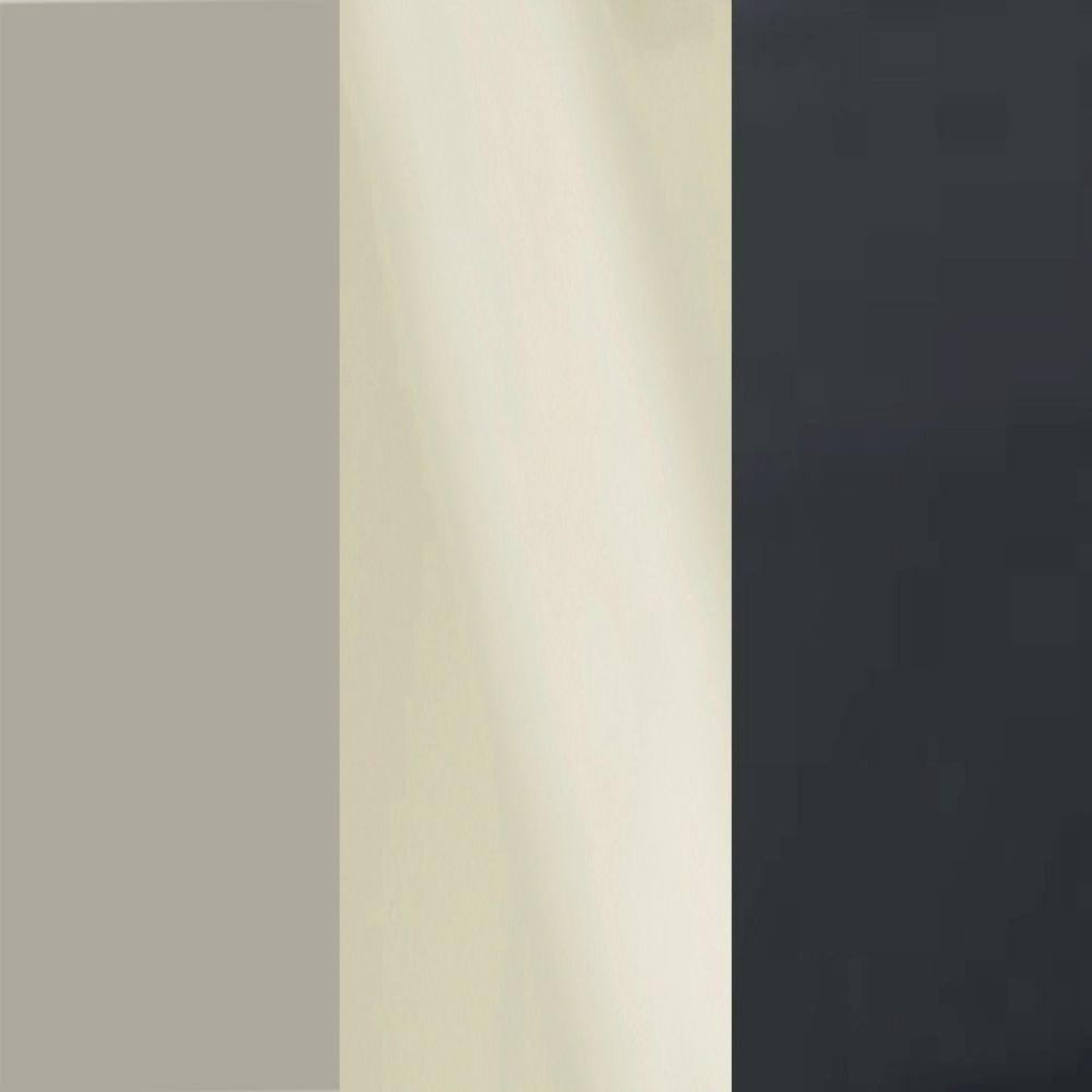 Pebble Grey Frame with Magnolia Faux Leather Headboard Cushion and Slate Angled Feet A96