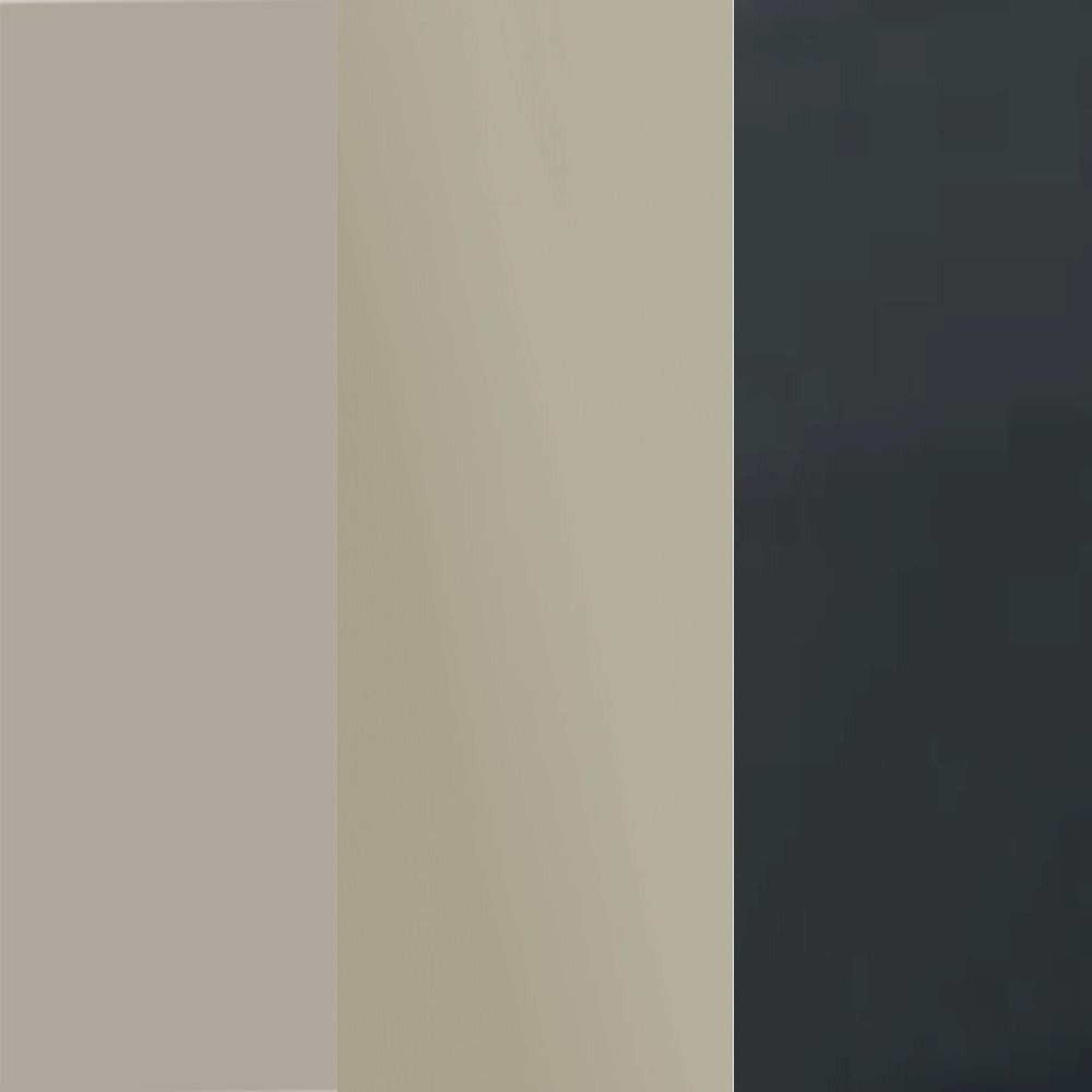 Pebble Grey Frame with Pebble Grey Faux Leather Headboard Cushion and Slate Angled Feet A96