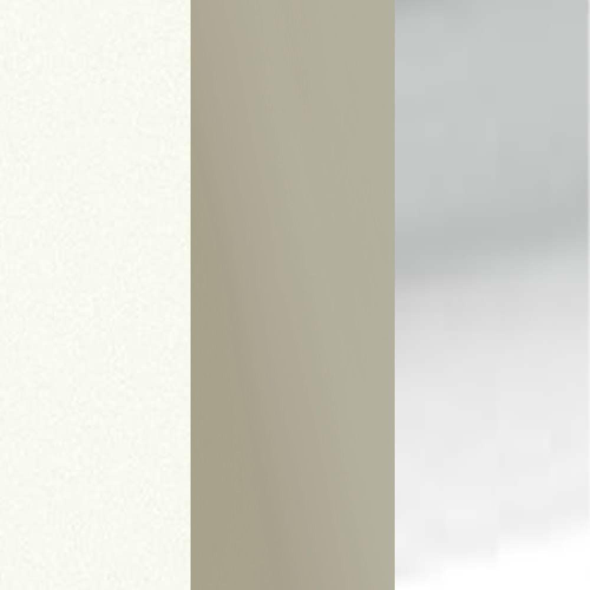 White Frame with Pebble Grey Faux Leather Headboard Cushion and Chrome Angled Feet 310