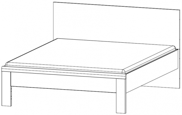 0A59.60: 5ft King Size Bed - 160cm x 200cm