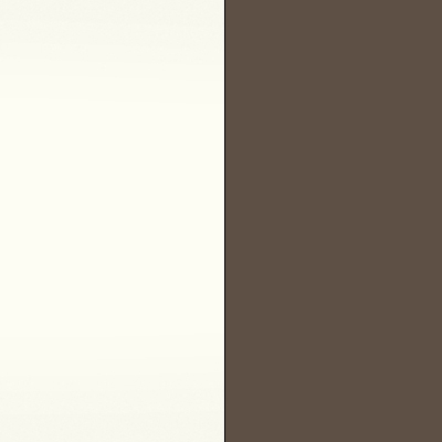 Alpine White with Havana Faux Leather 593