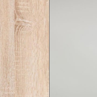 Rustic Oak with Champagne Faux Leather 599