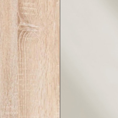 Rustic Oak with Magnolia Faux Leather 599