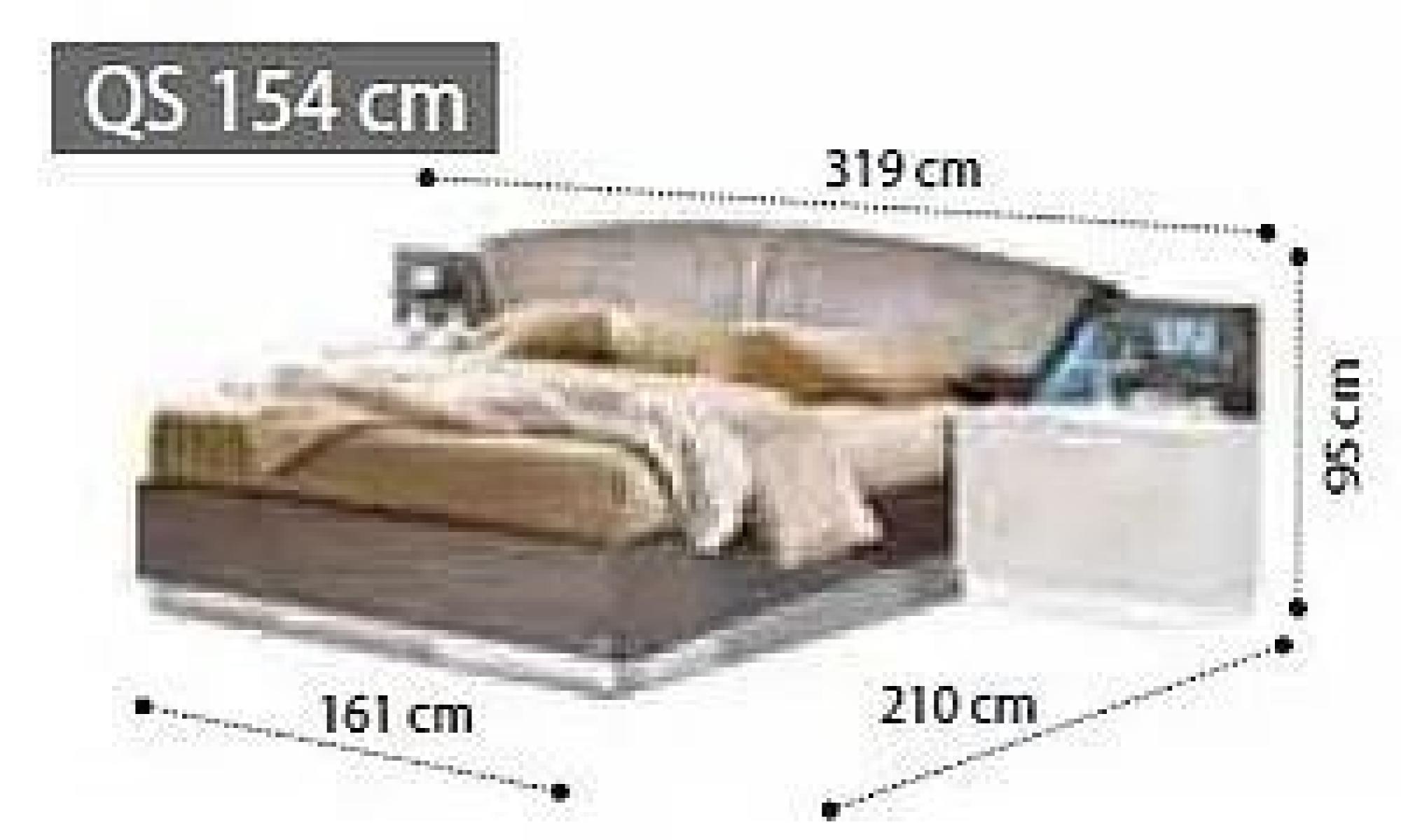 154cm x 203cm King Size