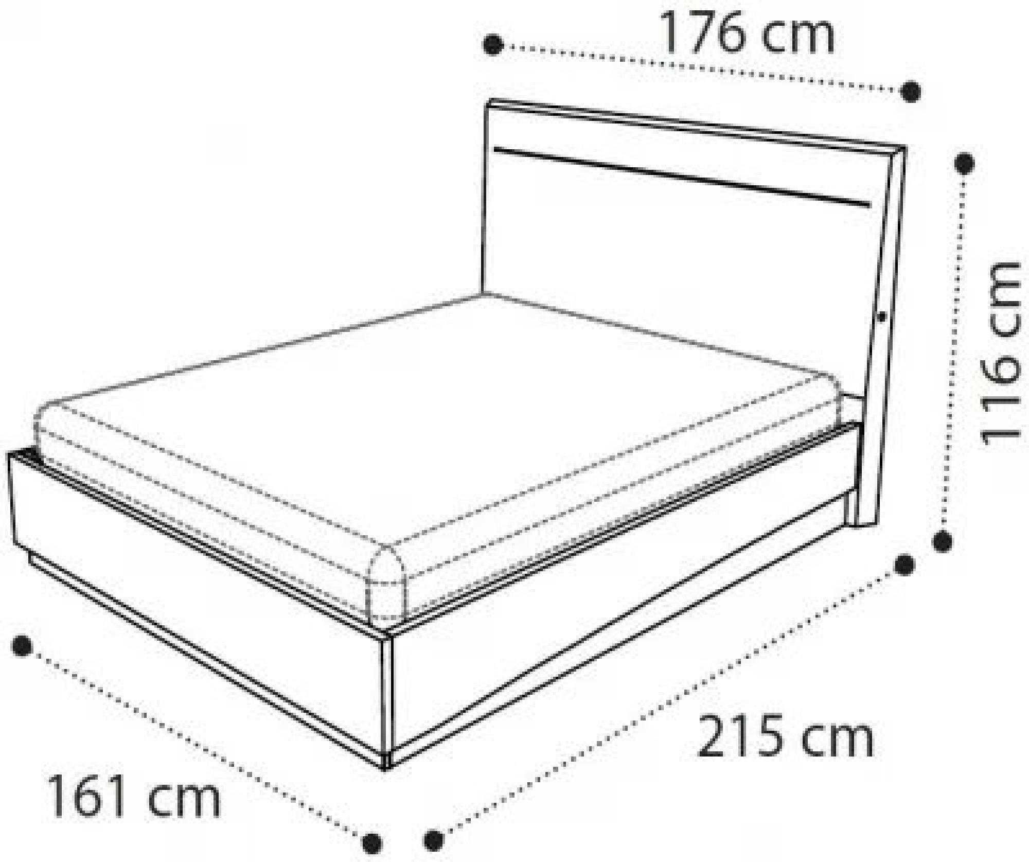154cm x 203cm King Size