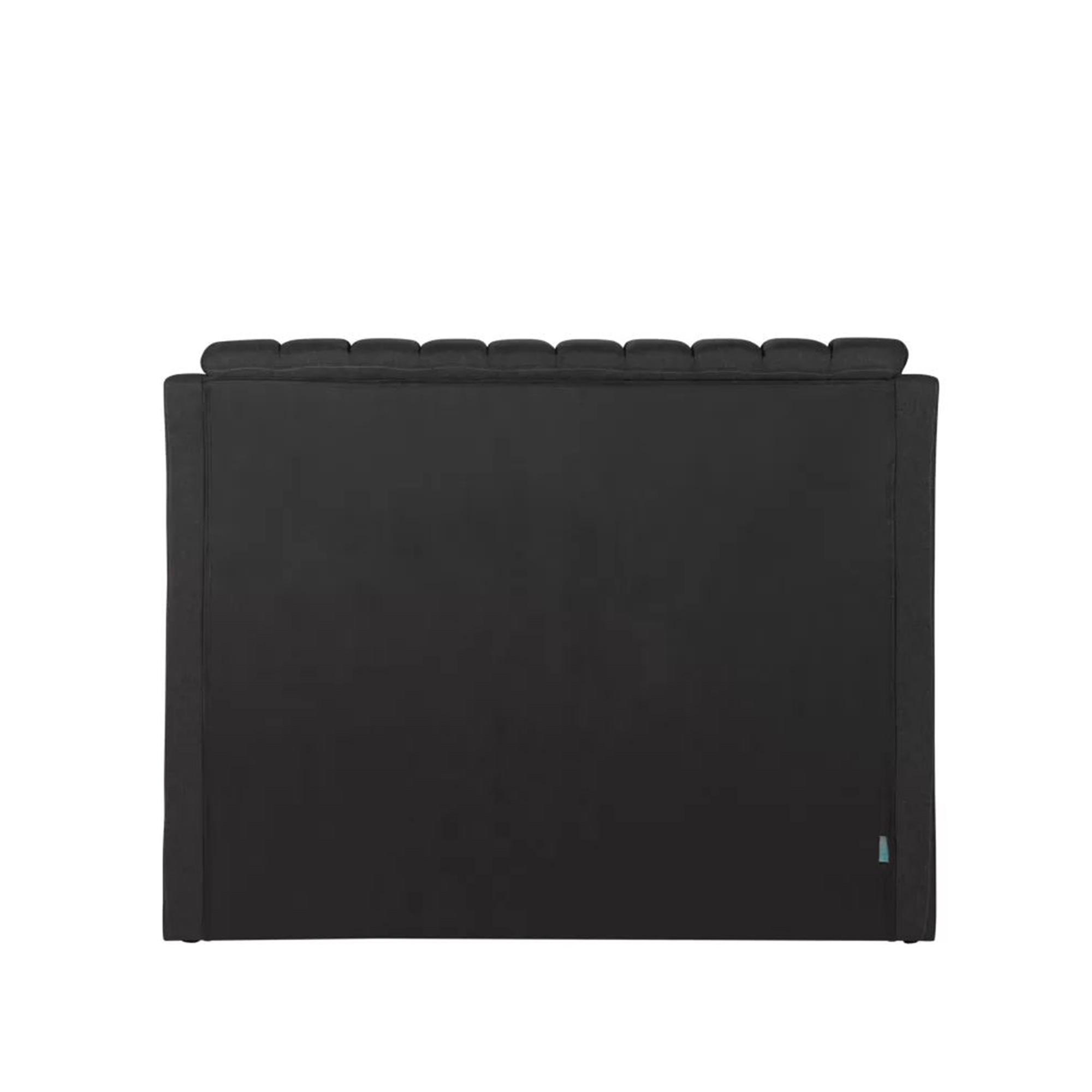 Valentino Bed - Charcoal Fabric - Sizes Available