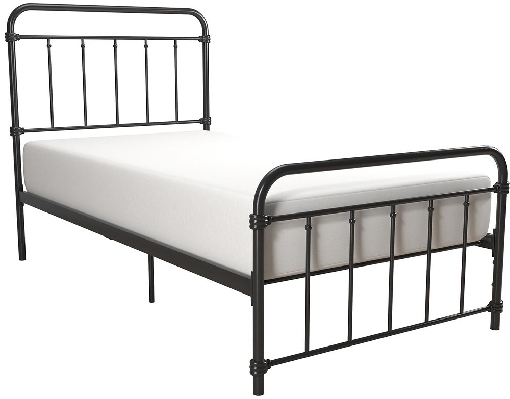 Wasco Black Metal Bed - Sizes Available - 4117019UK