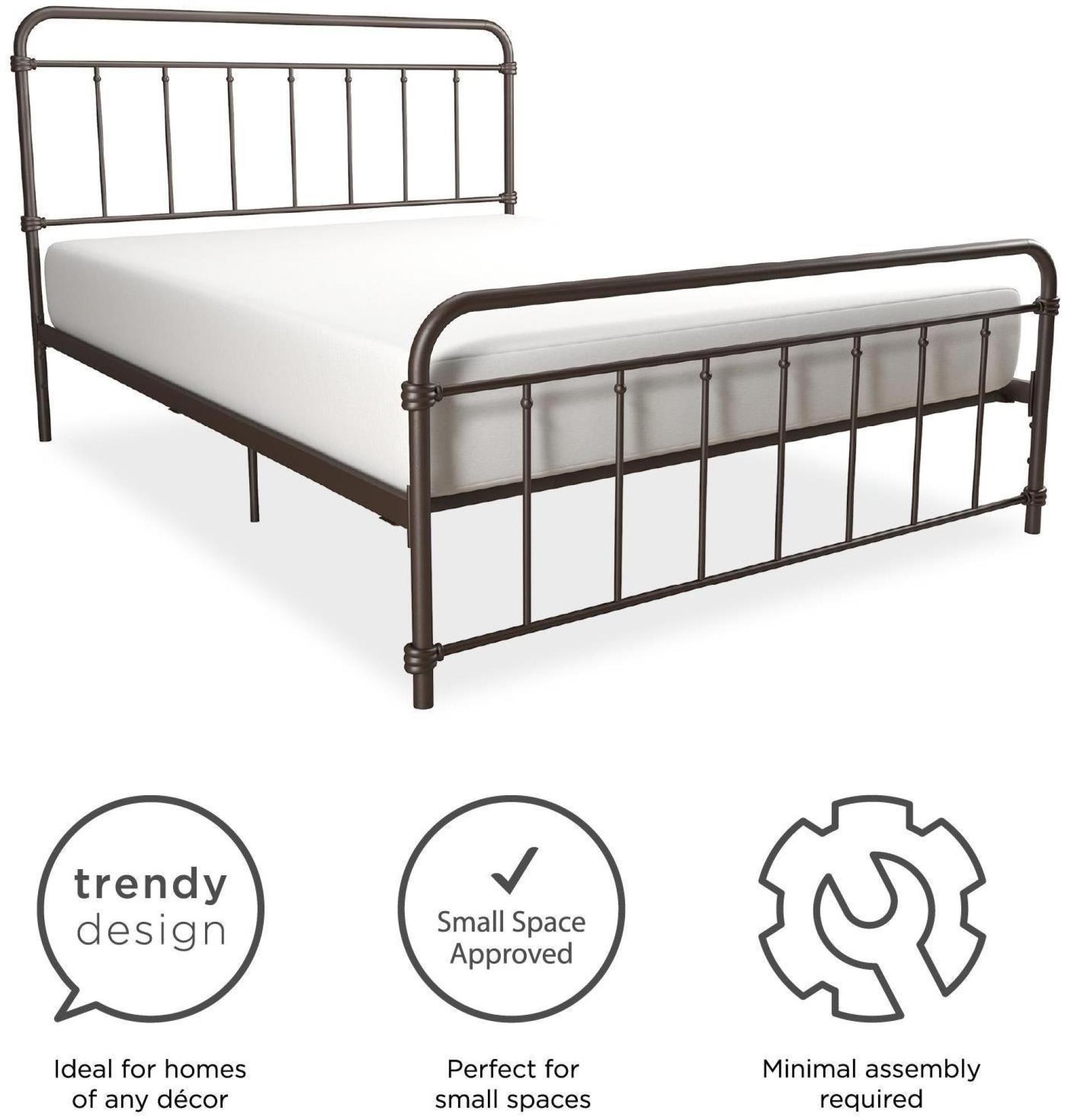 Wallace Metal Bed - Bronze - Sizes Available - 4119219UK