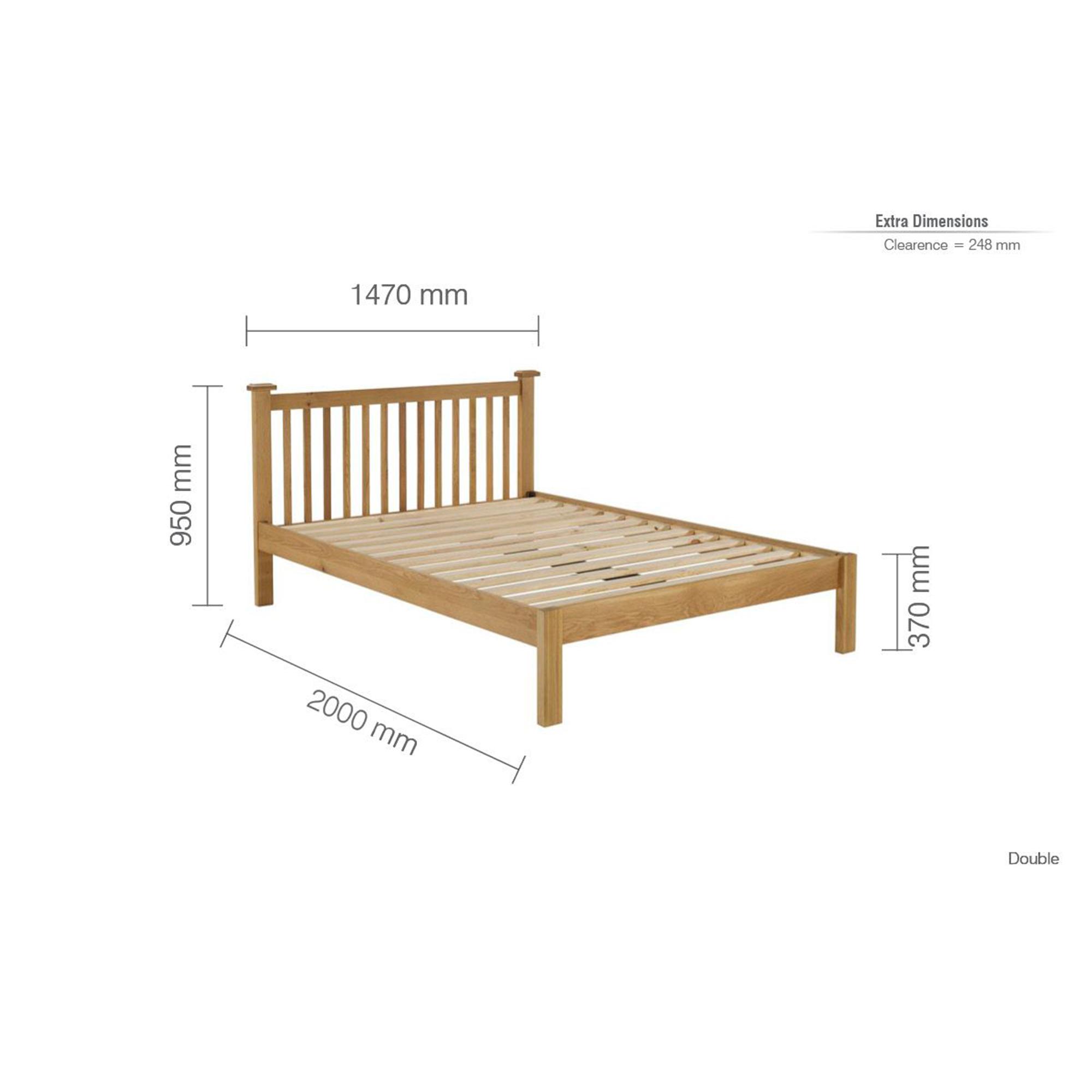 Woburn Bed - Rustic Oak - Sizes Available