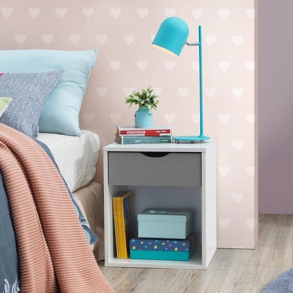 Allen 1 Drawer Bedside Cabinet - Variant Available