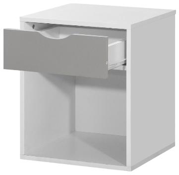 Allen 1 Drawer Bedside Cabinet - Variant Available