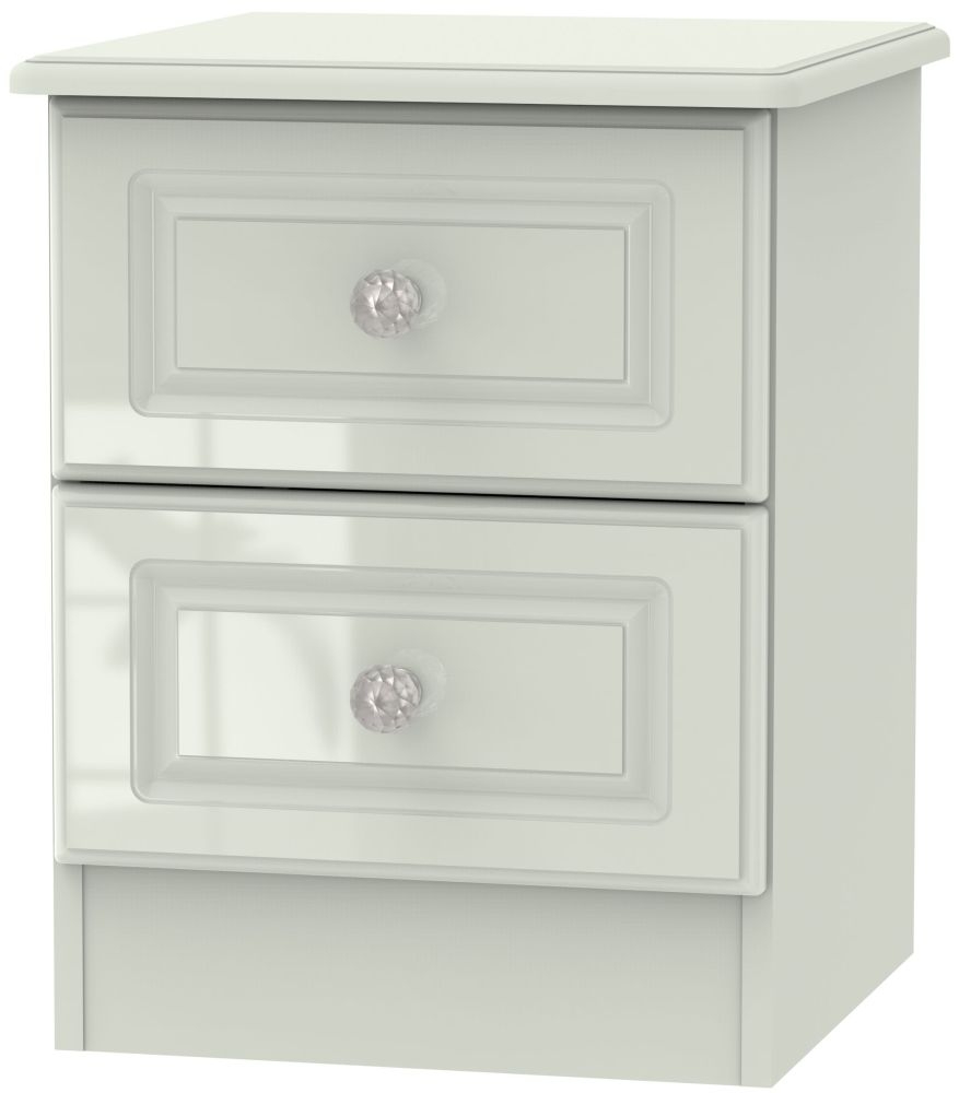 Balmoral Cashmere 2 Drawer Bedside Cabinet