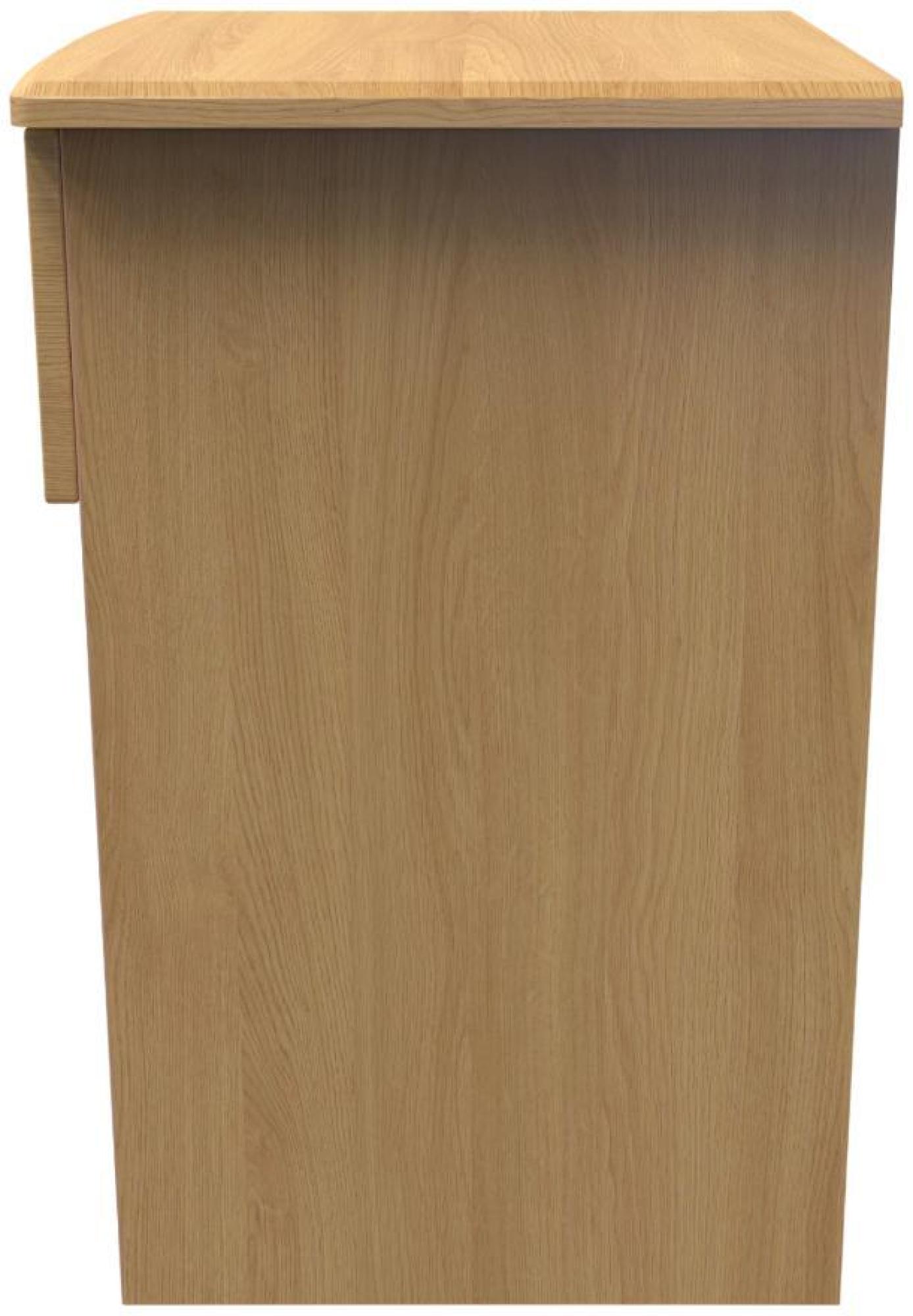 Bella Bedside Cabinet - 1 Drawer - Oak