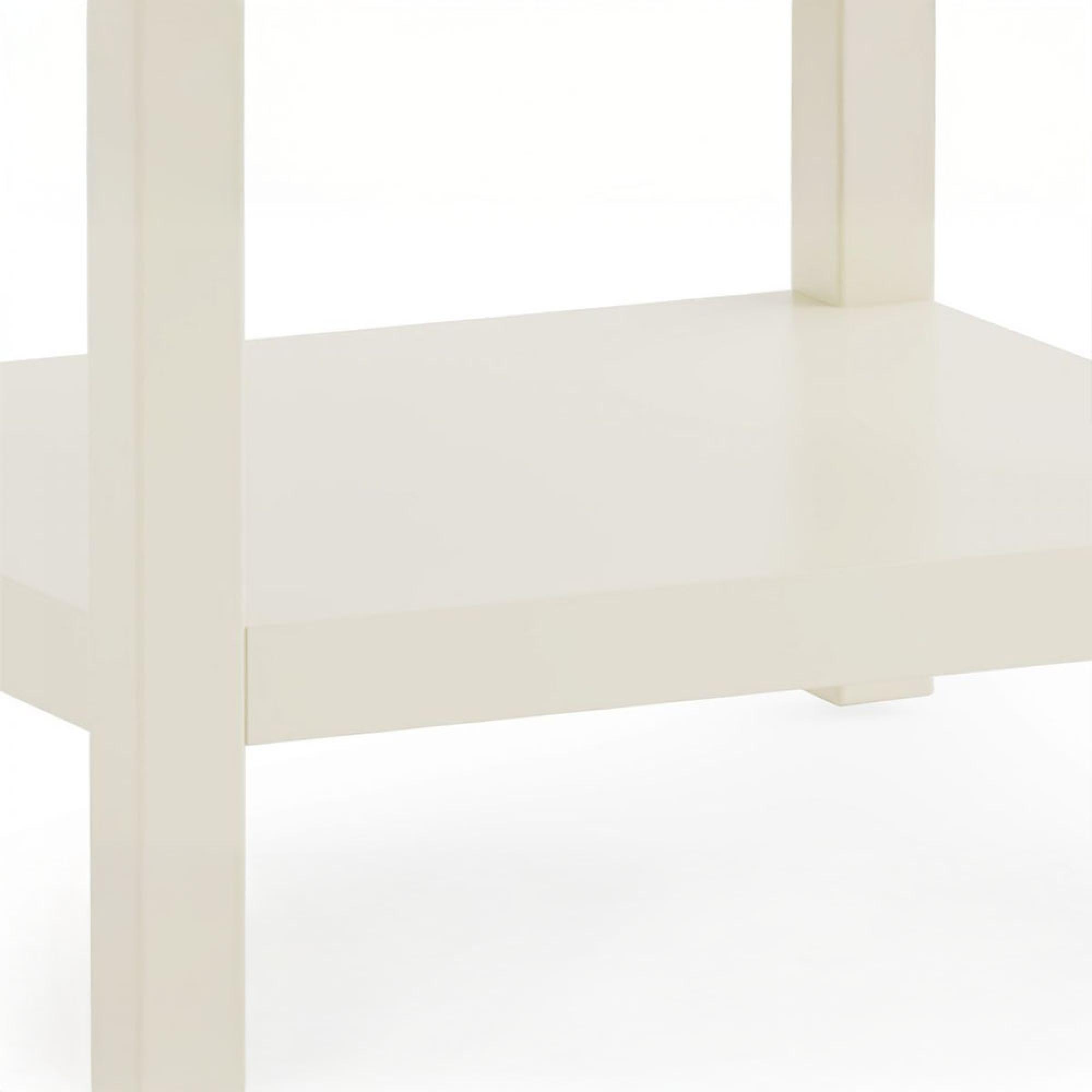 Coxmoor Bedside Table - 1 Drawer - Ivory