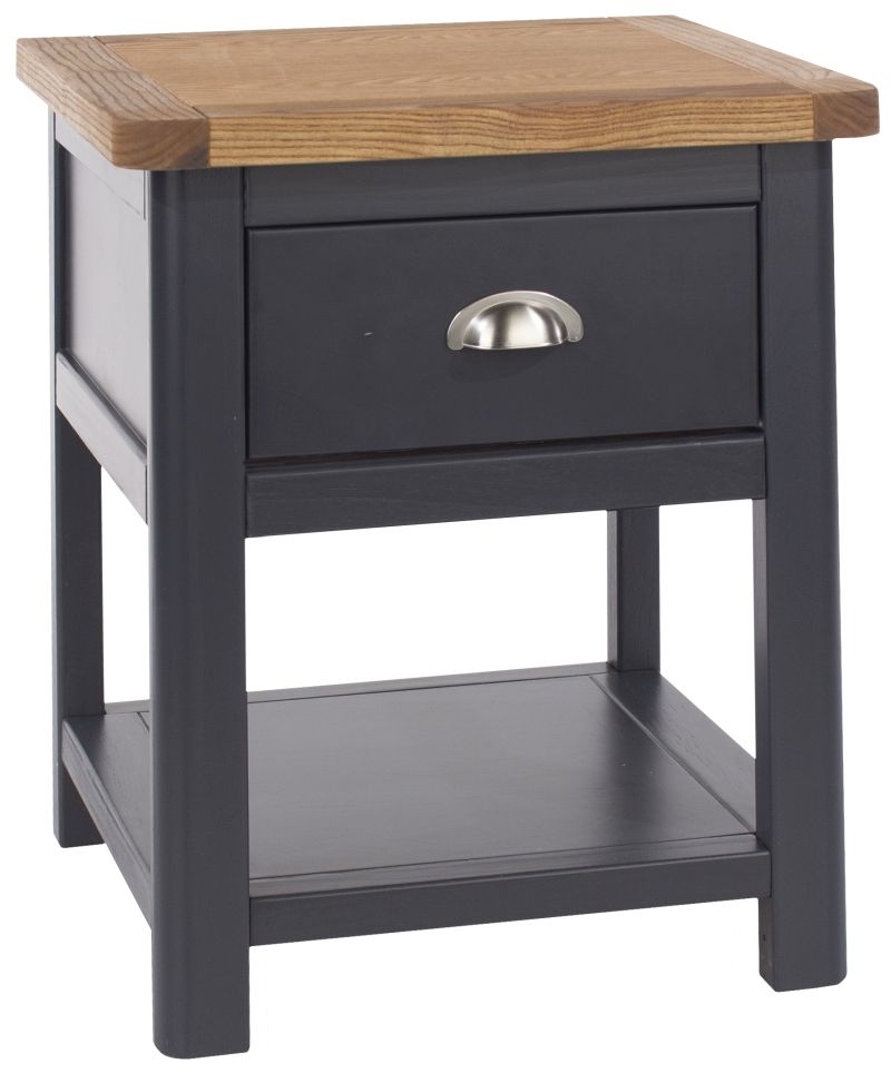 Dunkeld Bedside Cabinet - 1 Drawer - Blue