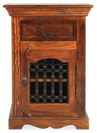 Indian Sheesham RHF Door Bedside Cabinet