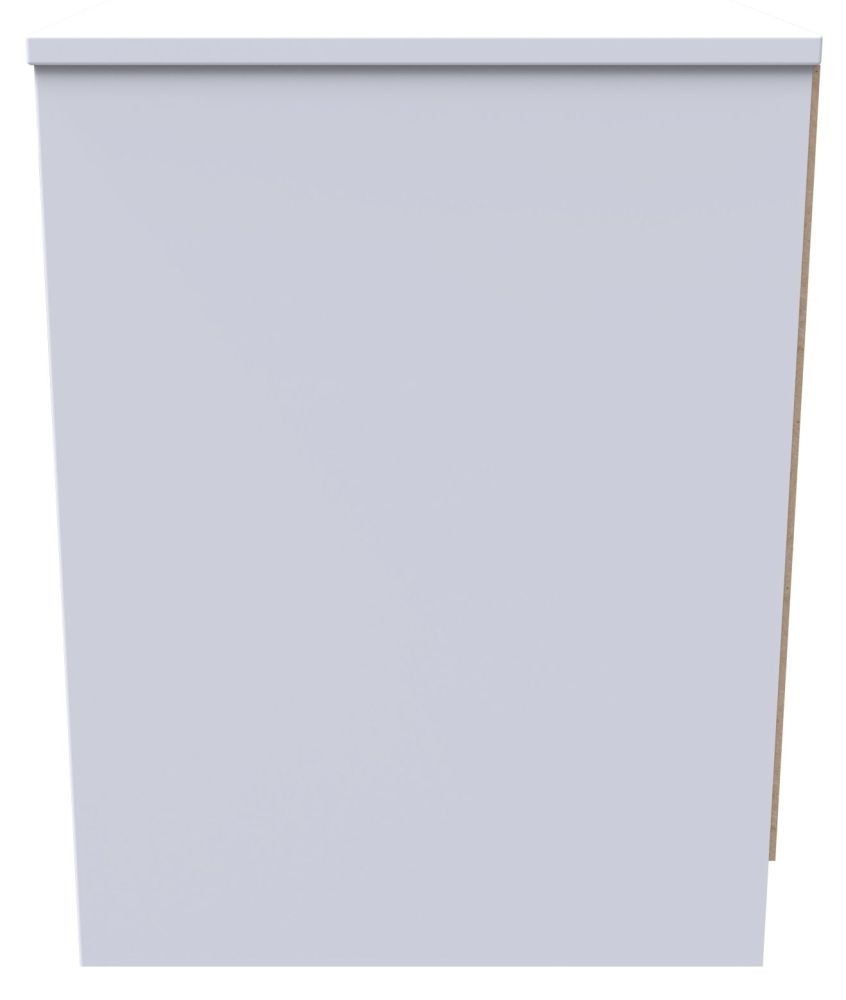 Las Vegas Bedside Cabinet - 2 Drawer - White and Green