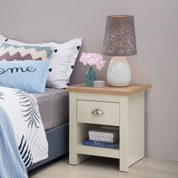 Lyman 1 Drawer Bedside Cabinet - Variant Available
