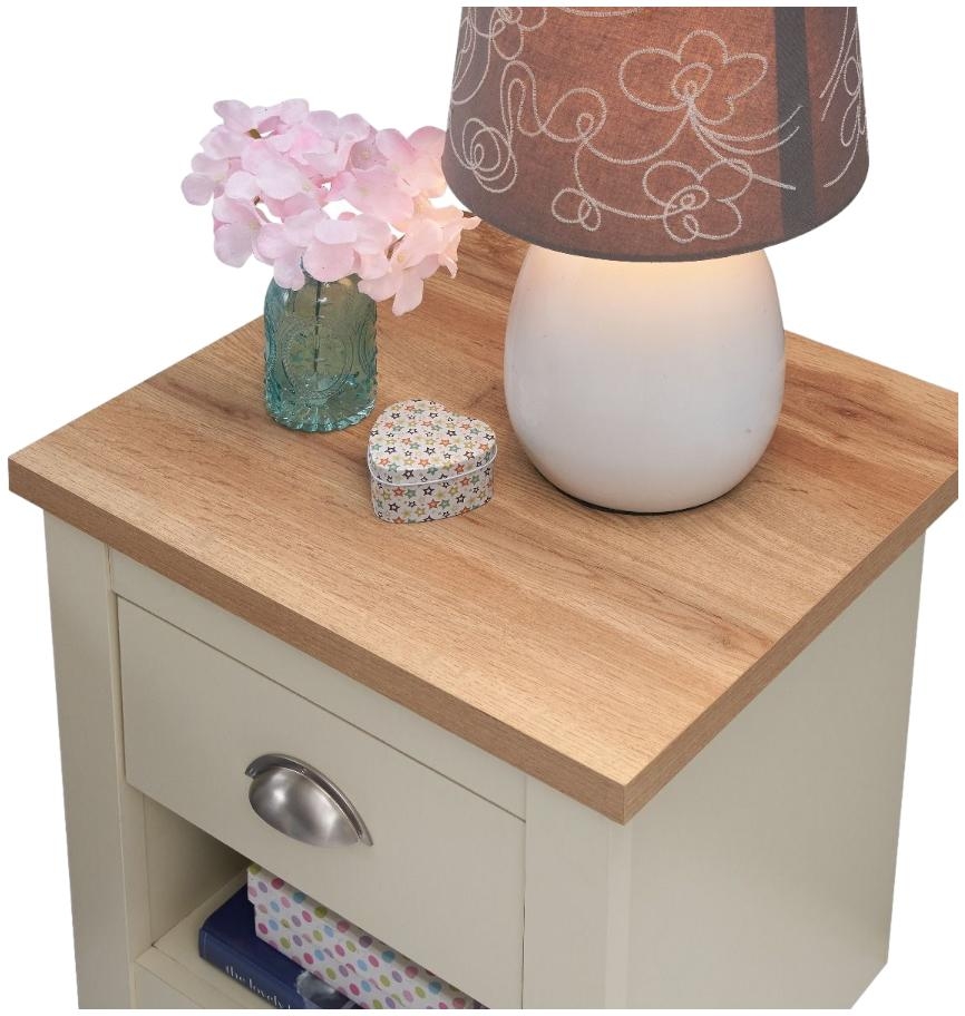 Lyman 1 Drawer Bedside Cabinet - Variant Available
