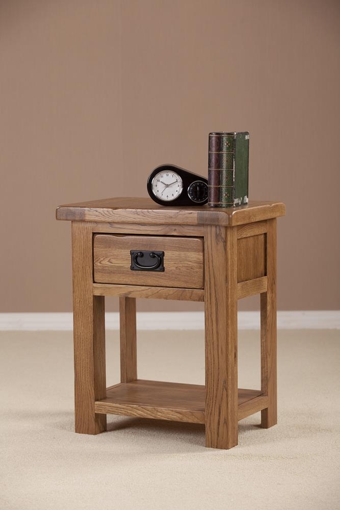 Originals Rustic Oak Bedside Table