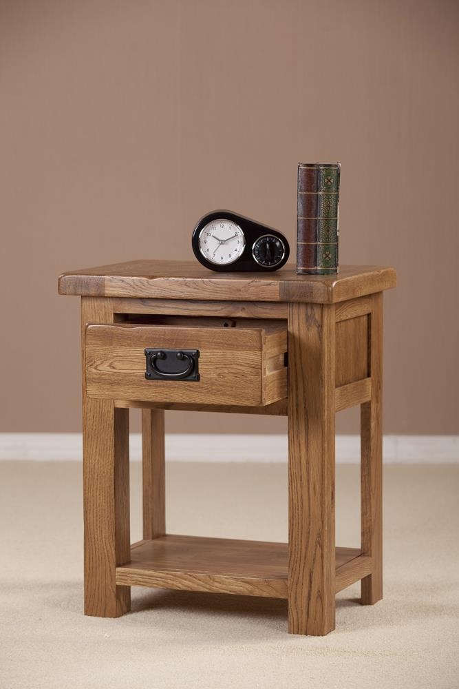 Originals Rustic Oak Bedside Table