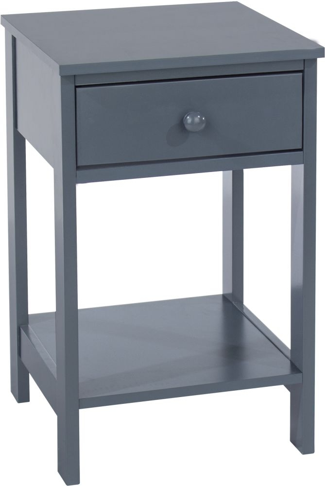 Options Bedside Table - 1 Drawer - Blue