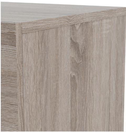Pepe Truffle Oak Effect 2 Drawer Bedside Cabinet