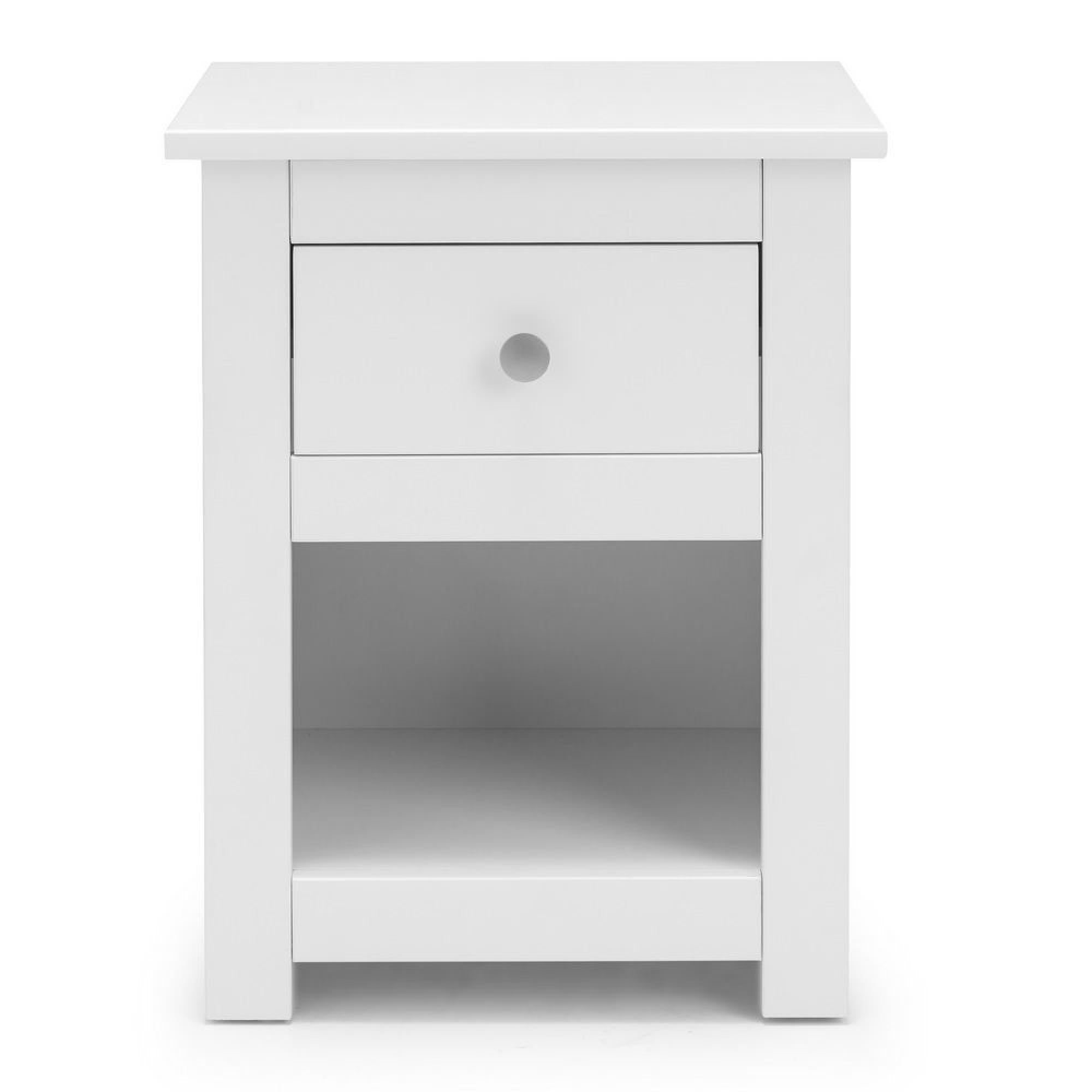 Radley Bedside Cabinet - 1 Drawer - White