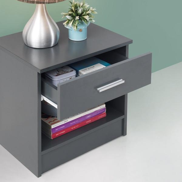 Rico Costa 1 Drawer Bedside Cabinet - Variant Available