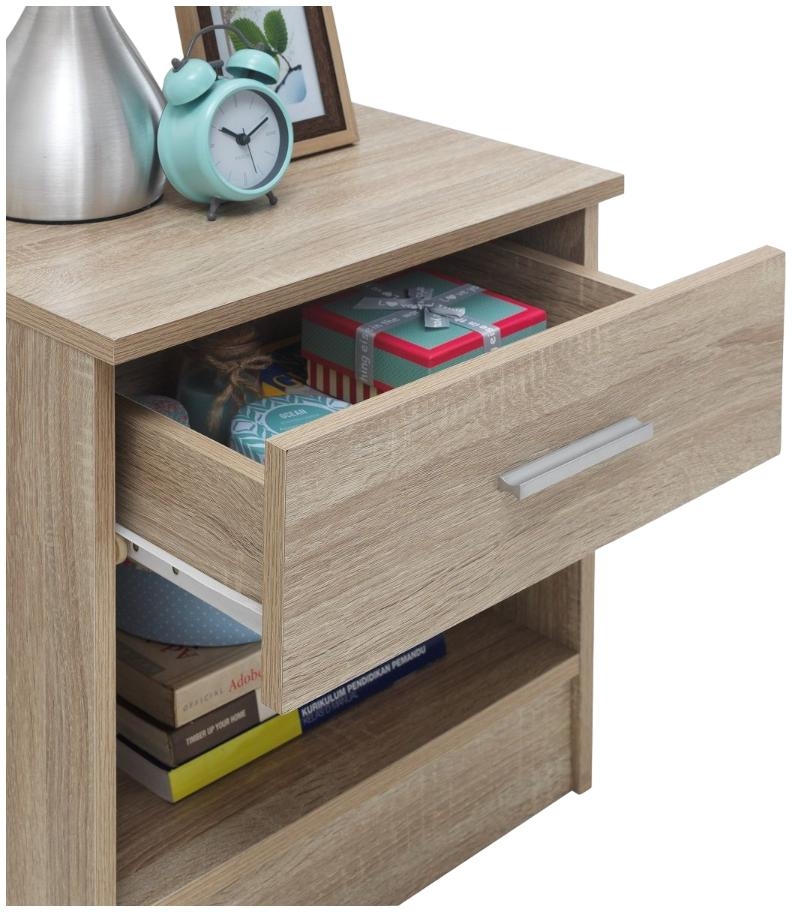 Rico Costa 1 Drawer Bedside Cabinet - Variant Available