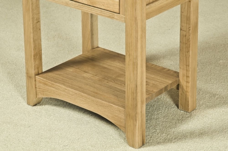 Shaker Oak Bedside Table