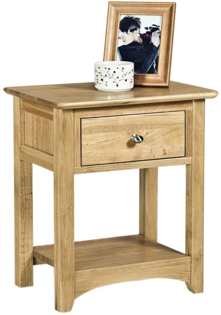 Shaker Oak Bedside Table