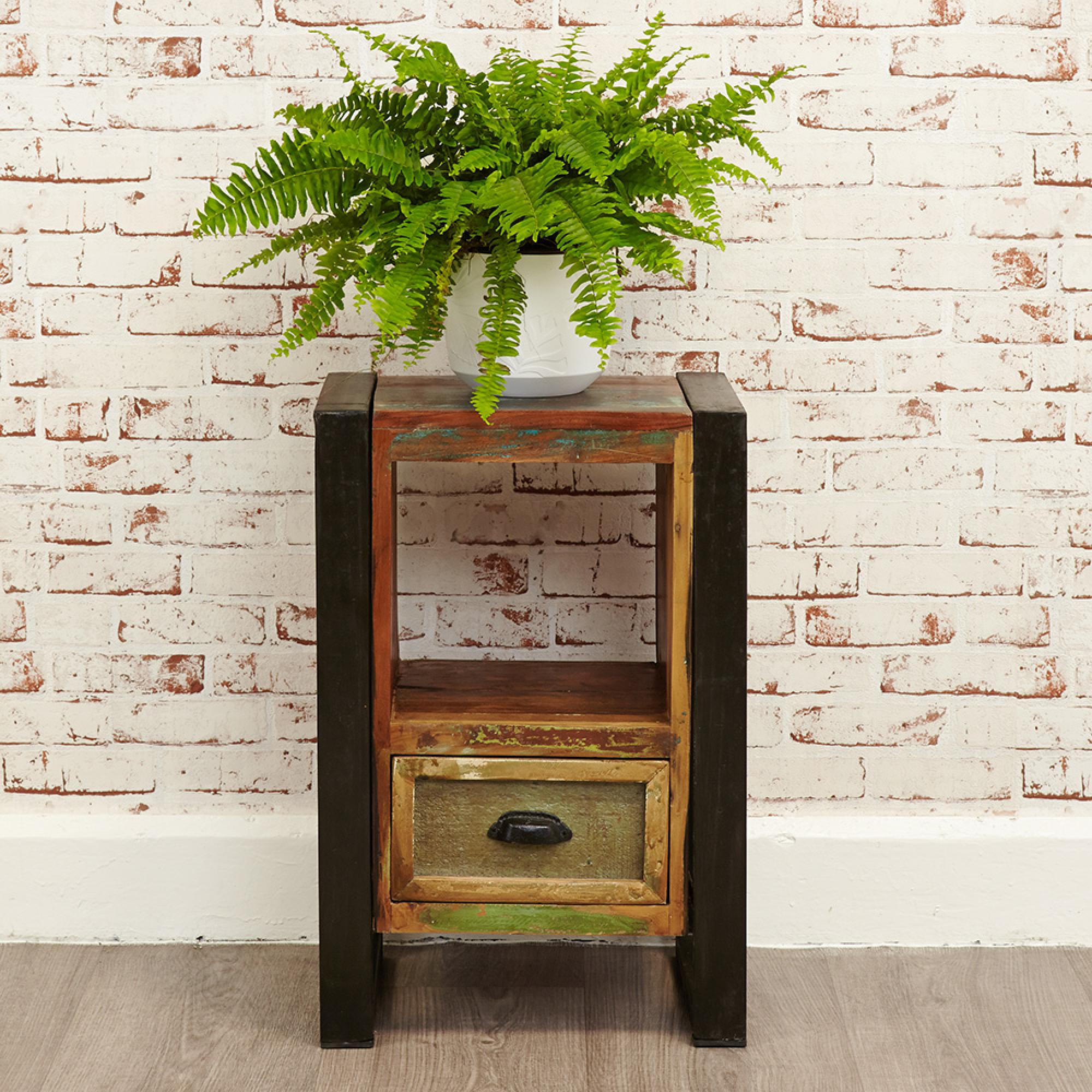 Urmston Chic Reclaimed Bedside Cabinet
