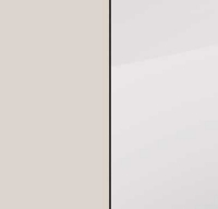 Rauch Erimo Silk Grey Carcase with Crystal White Glass Front A196B