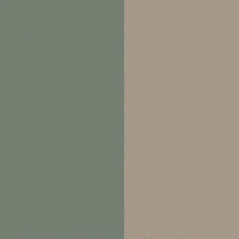 Reed Green Front with Matt Mushroom Base