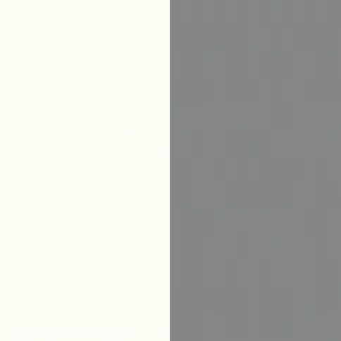 Matt White Front with Matt Grey Base