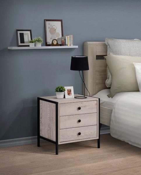 Warren 3 Drawer Bedside Cabinet - Variant Available