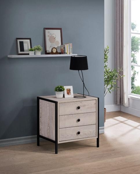 Warren 3 Drawer Bedside Cabinet - Variant Available