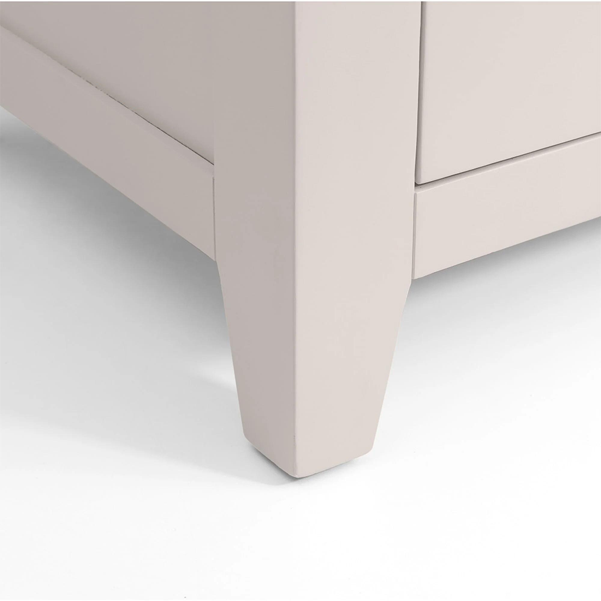 Richmond Bedside Cabinet - 3 Drawer - Grey